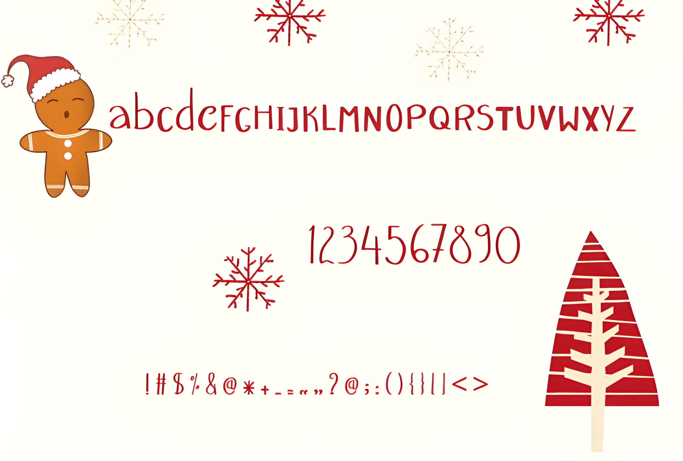 Festive Christmas Handwritten Font - Holiday Typeface - Image 2